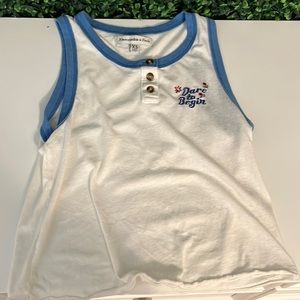 Slightly worn vintage abercrombie tank top!